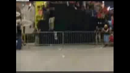 Skateboarding In A Hall