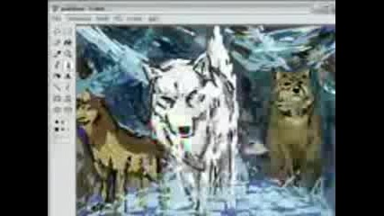 Wolfs rain speed paint [ms Paint]