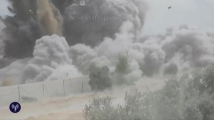 Взривяване на тунелите в Ивицата Газа