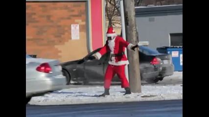 Танцуващ дядо Коледа 