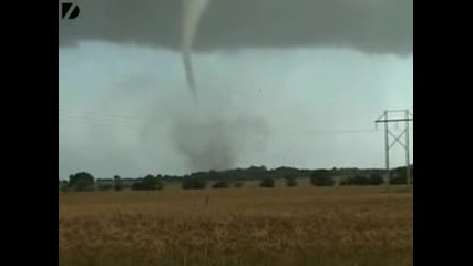Tornado Destroys House От Nature. 