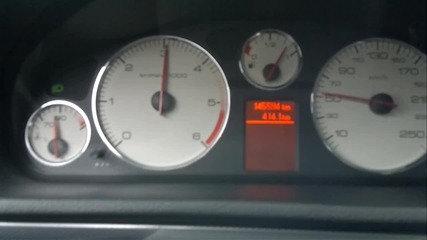 Peugeot 407 2.0hdi Manual 6spd 140k.s acceleration Primorsko
