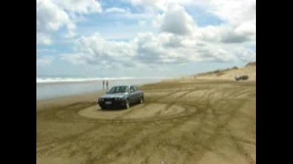 Bmw E30 M50 On The Sand