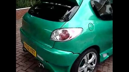 Peugeot 206 Full Modified Bodykit Car Racing 