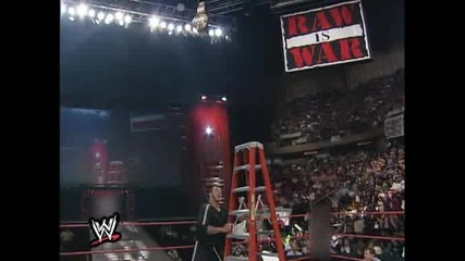 The Rock vs Mankind 1/2 - Raw 1999 - Ladder Wwf championship *hq* 