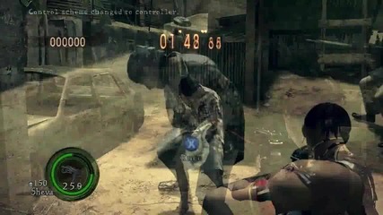 Resident Evil 5 Slowmotion - Sheva Alomar Melee moves 