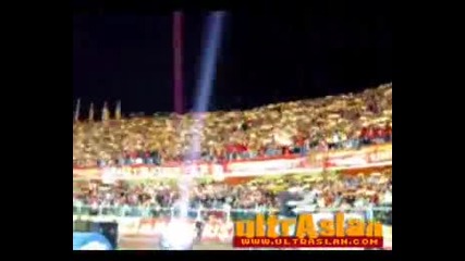 Атмосферата на стадиона на Галатасарай