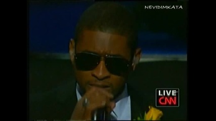 C N N - Memorial В Памет На Майкъл Джексън - Usher * Gone Too Soon*07.07.09