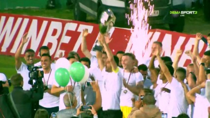 Награждаване на Черно море със сребърните медали от efbet Лига за сезон 2023/24
