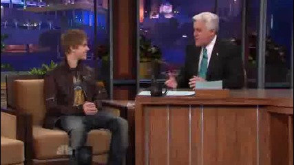Justin Bieber в шоута на Jay Leno - 28.01.2011 