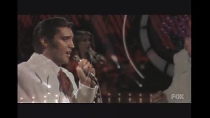 Celine and Elvis on American Idol Good Quality 