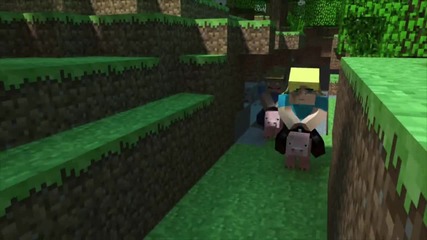 Before Monsters Come - A Minecraft Parody of One Direction's Live While We're Young (music Video)