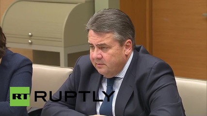 Russia: Putin meets German Vice-Chancellor Gabriel to discuss Syria and Ukraine