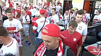 Феновете на Полша и Украйна очакват сблъсъка между двата тима