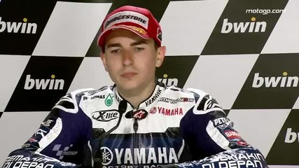 Jorge Lorenzo interview after the Portugal Gp