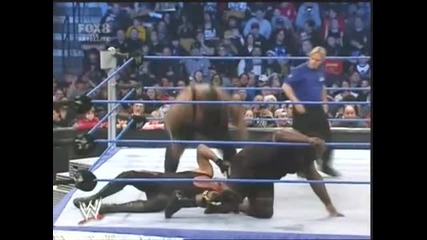 Undertaker vs Mark Henry +big Daddy V (+edge) [smackdow 12_14_07][full]