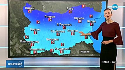 Прогноза за времето (02.12.2018 - обедна емисия)