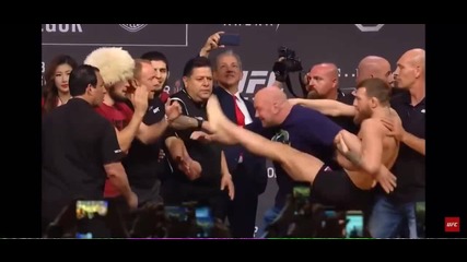 Конор Макгрегор и Хабиб Нурмагомедов Ufc 229 кантар