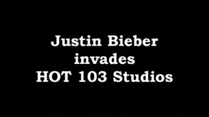 Justin Bieber at Hot Studios 