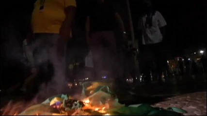 Протестиращи потрошиха телевизионно студио в Рио