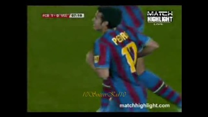 Barcelona vs Villareal 02.01.2010 1 - 1 