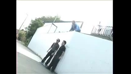 Parkour chase scene