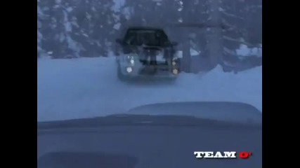 Subaru Impreza winter drift