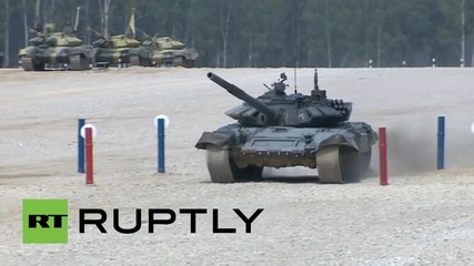 Русия: Полуфиналите на Биатлон с танкове 2015 се проведоха извън Москва