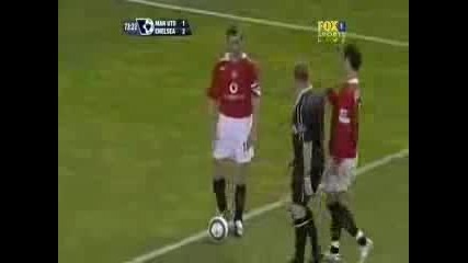 Cristiano Ronaldo Gets Headbutted By The Ref