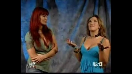 Lita Slaps Mickie James