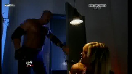 Raw Kane & Kelly Kelly (backstage)