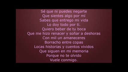 Vuelve conmigo - Pablo Alboran