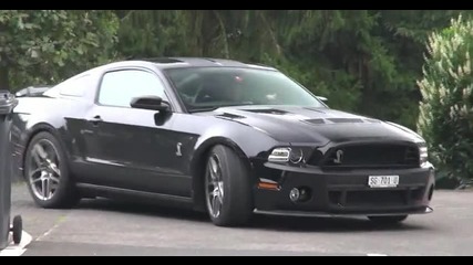 Ford Shelby Mustang Gt500 Svt - Engine Start up + Acceleration