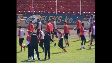 Видео от тренировката на ЦСКА (24 април)