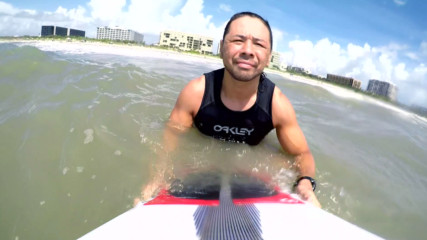 Amazing GoPro footage of Shinsuke Nakamura surfing