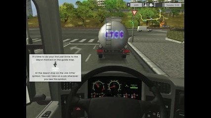 Euro Truck Simulator - Разходка из града