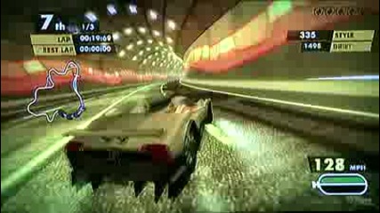 Need for Speed Nitro Nintendo Wii Gameplay Gc 2009 Tunnel Racing Off Screen 