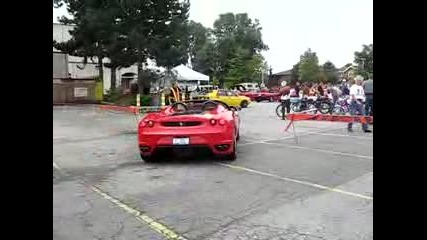 Red Ferrari F430 Spider