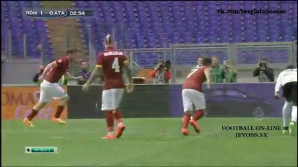 Рома 1 - 1 Аталанта ( 19/04/2015 )