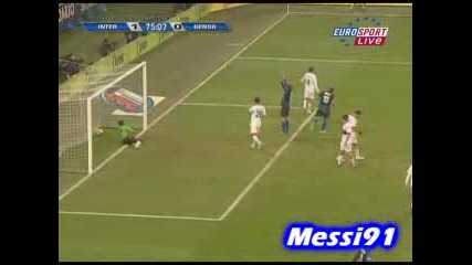 13.01 Интер - Дженоа 1:1 Адриано гол ! Купа на Италия първи мач