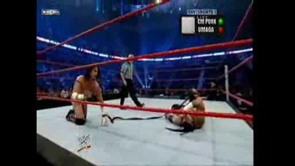 Wwe Extreme Rules 2009 - Cm Punk vs Umaga ( Samoan Strap Match ) 
