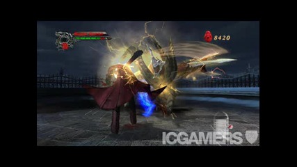devil may cry 4 the red man with gun and sword