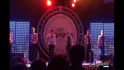 [fancam] 111006 The Back Of My Hand Brushes Against (niel Focus) Suncheon University Festival