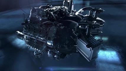 Нoвият двигател от Mercedes-benz - Amg 4.0-litre V8 biturbo engine.