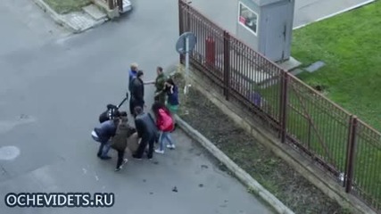 Руски войник развали крими сцена от заснемащ се филм