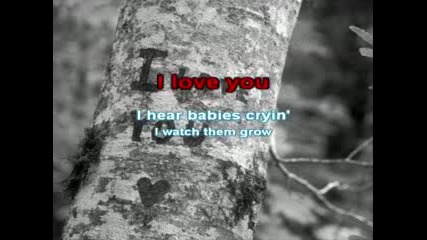Karaoke - What A Wonderful World - Louis Armstrong.flv