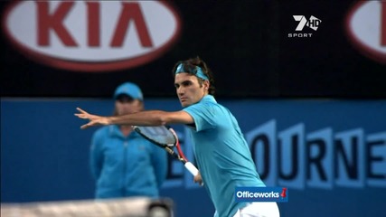 Roger Federer Forehand Slow Motion 