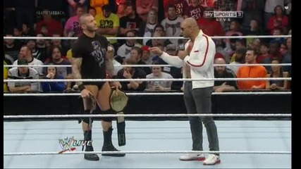 (20.01.2014) Wwe Raw - 1 ' част / Батиста се завръща, Кейн трябва да се извини на Пънк.