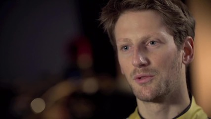 F1 2015 - Lotus Mercedes - Interview with Romain Grosjean