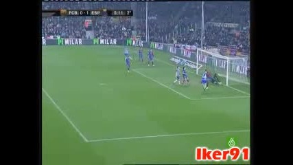 Барселона 1 - 2 Еспаньол Иван Де Ла Пеня
